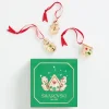 Holiday Cheers Lebkuchen Ornament Set